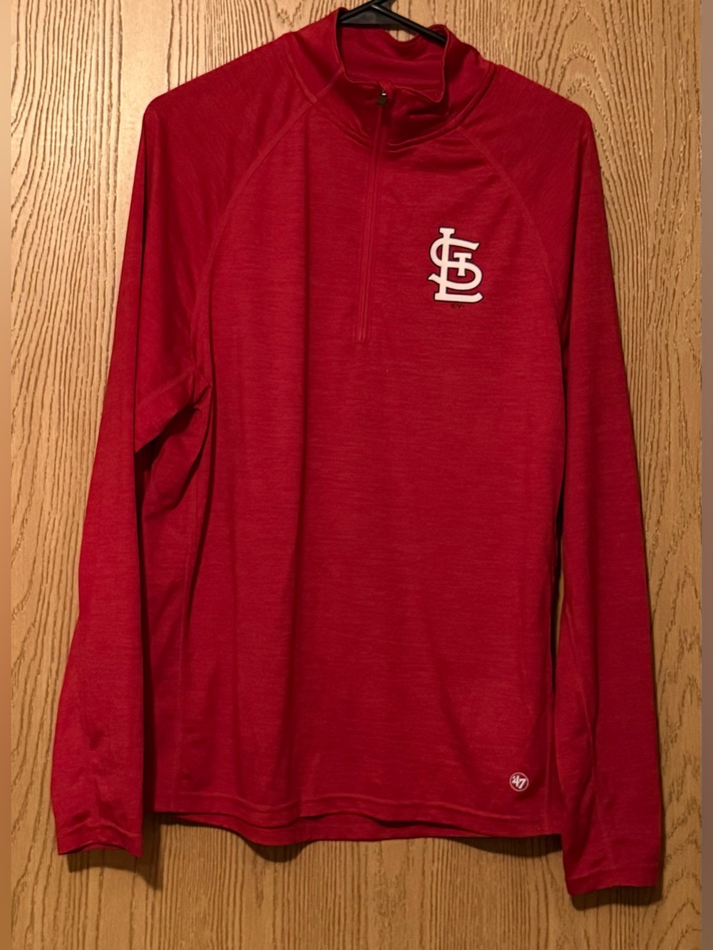 '47 Red St. Louis Cardinals Quarter-Zip Pullover